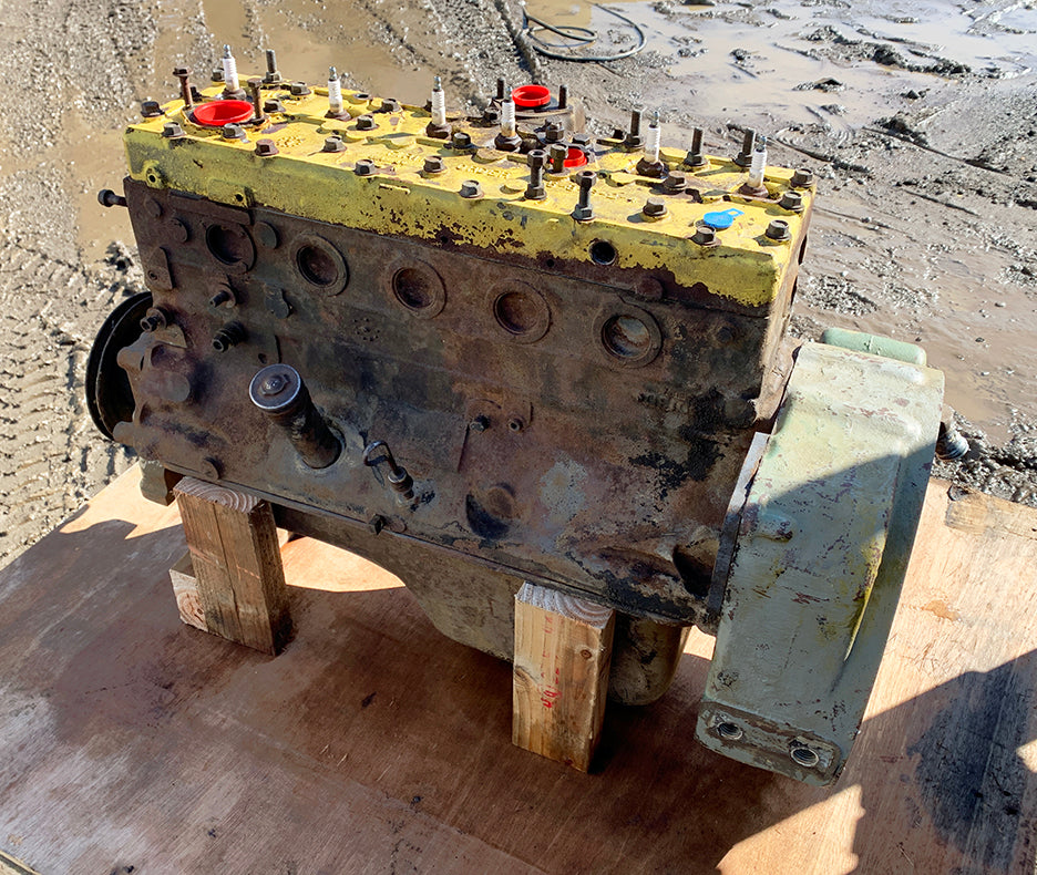 Continental 6-Cylinder Flat Head Engine Block