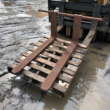 Forklift Forks with Pins