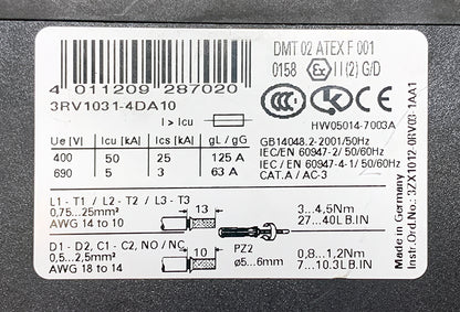 Siemens Sirius Circuit Breaker