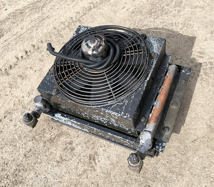 Heat Exchanger / Radiator & Fan from School Bus