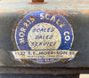 Morris Scale Co. Vintage Industrial Scale