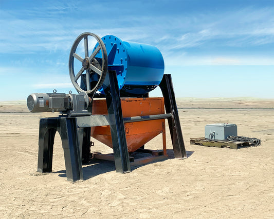 ball mill with hopper, control box & 3/4" steel balls