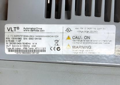 Danfoss 131N1562 VLT Automation Drive