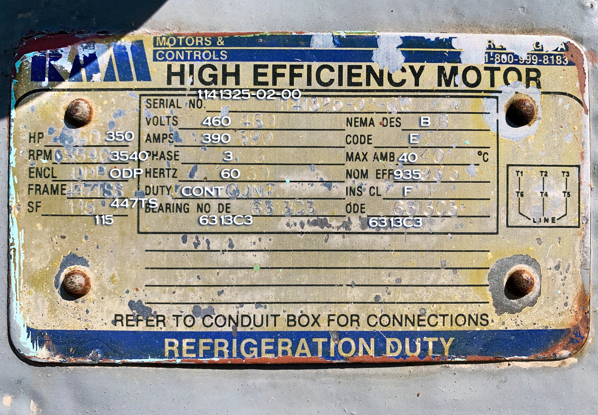 3 complete refrigeration units