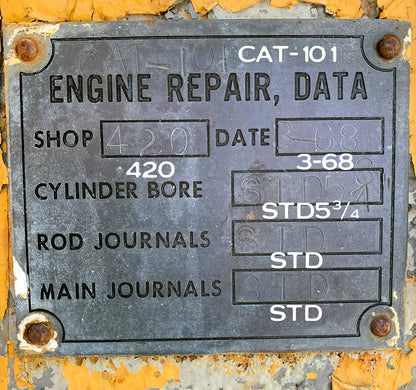 Caterpillar D17000 Engine