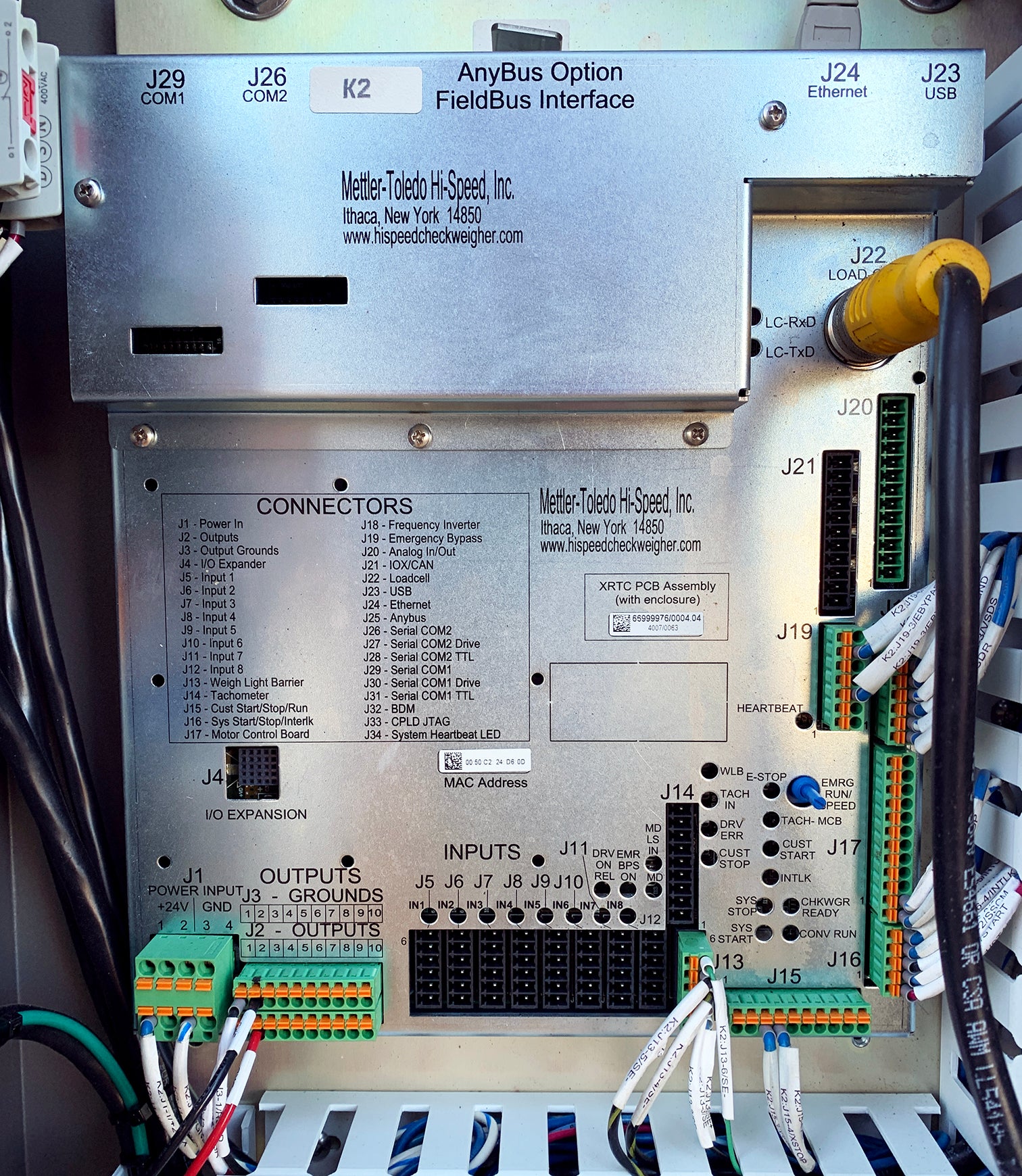 Xrtc Module Mettler-Toledo Hi-Speed XE Checkweigh Scale XRTC PCB Assembly, Enclosu ...