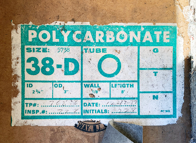 Food-Grade 8' Polycarbonate Tubing