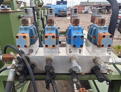 HTS Hydraulic Tank & Control Valves with Spill Containment