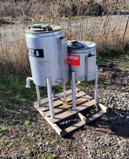 Stainless Steel Pressure Relief Aviation Fuel Tanks