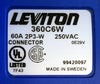 Leviton 360C6W 60A 2P3-W Connector