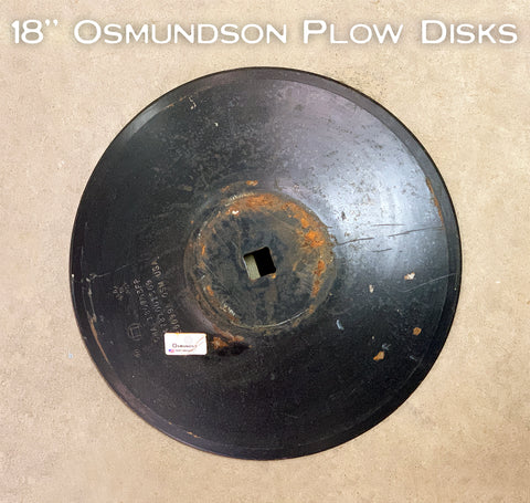 NEW ~ 18" Osmundson Plow Disks